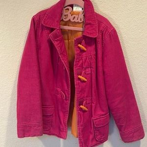 Gymboree pink corduroy girls jacket, 7/8